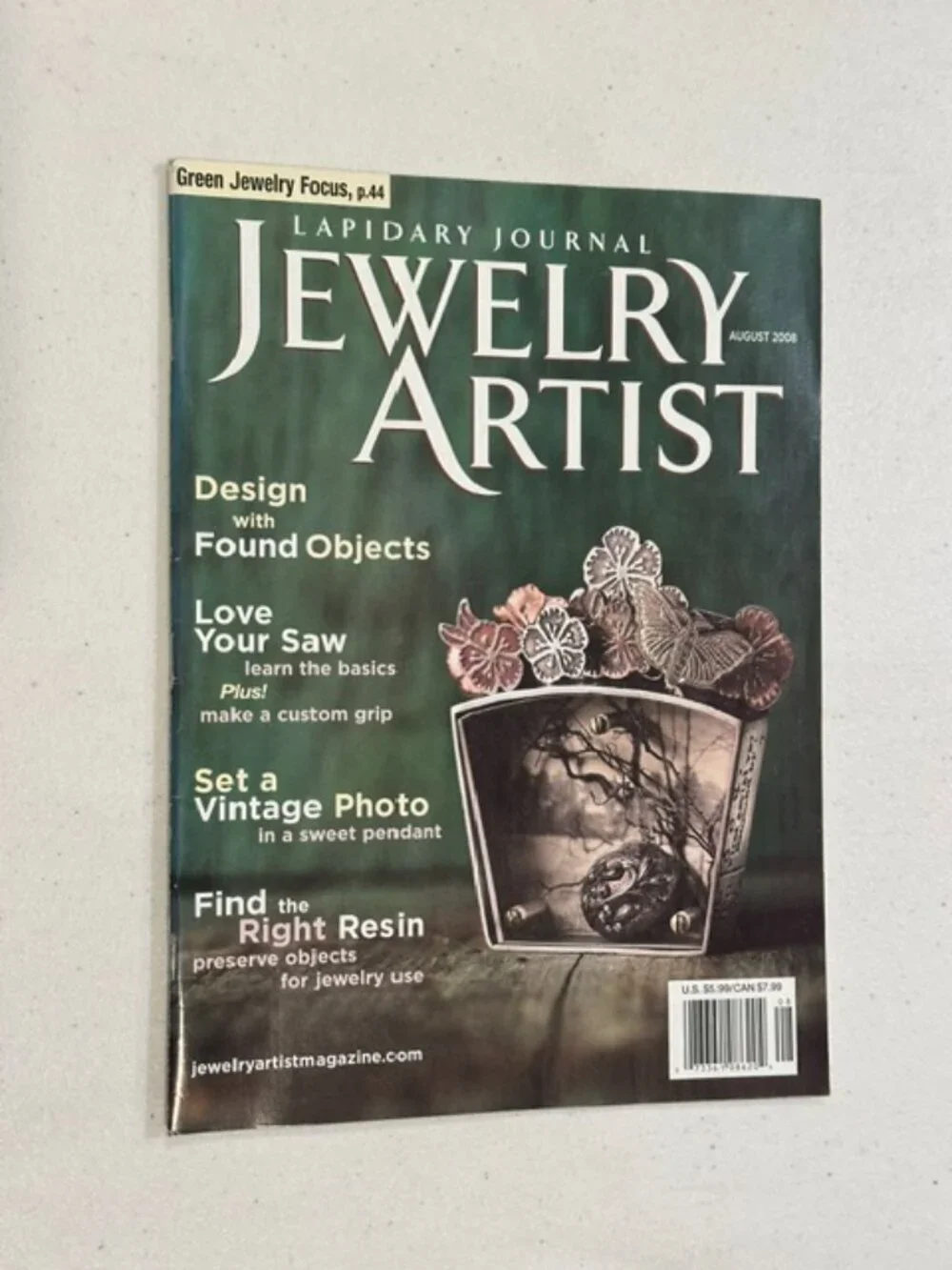 Lot of ELEVEN (11) Issues-Jewelry Artist Lapidary Journal 2008-2009